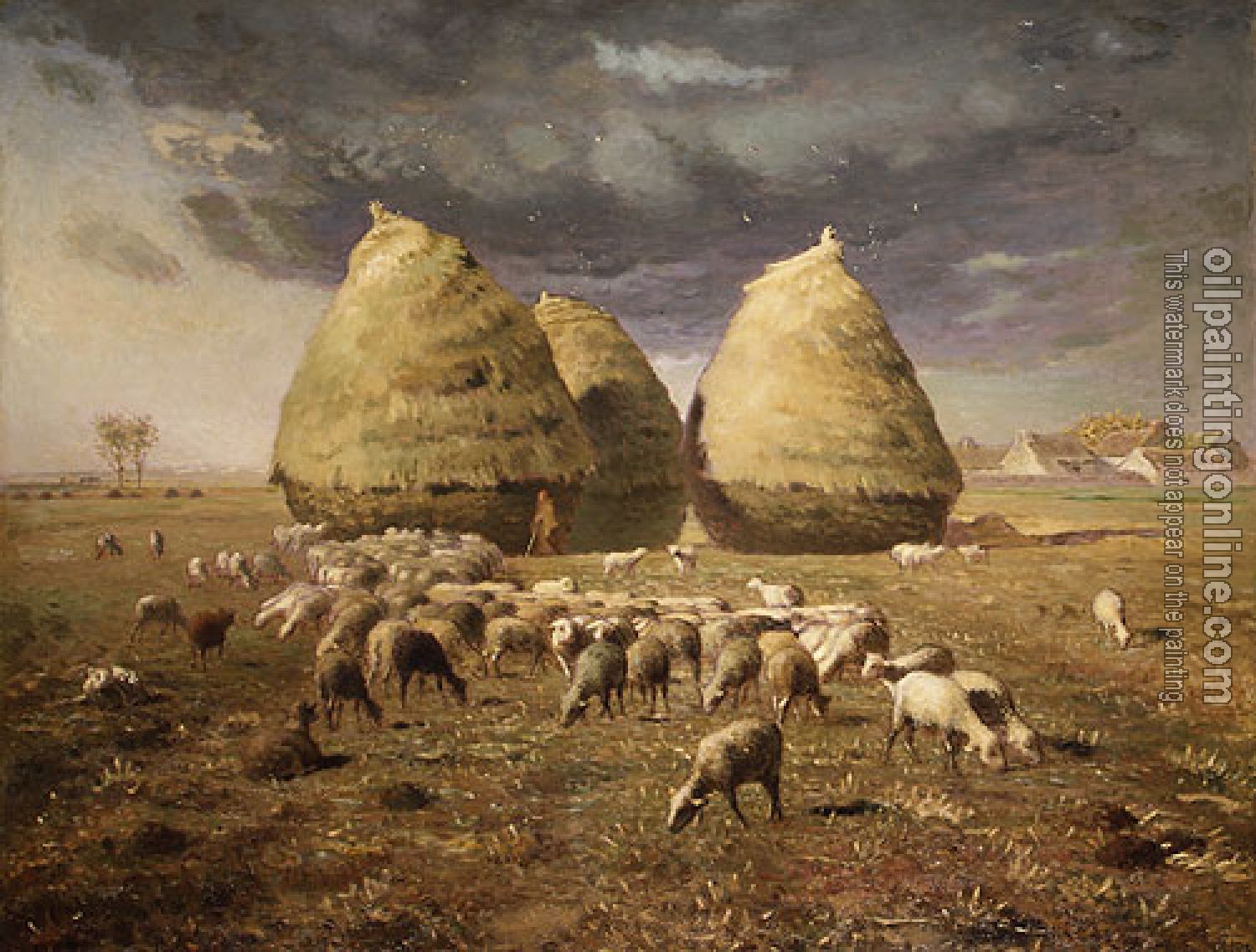 Jean-Francois Millet - Haystacks Autumn